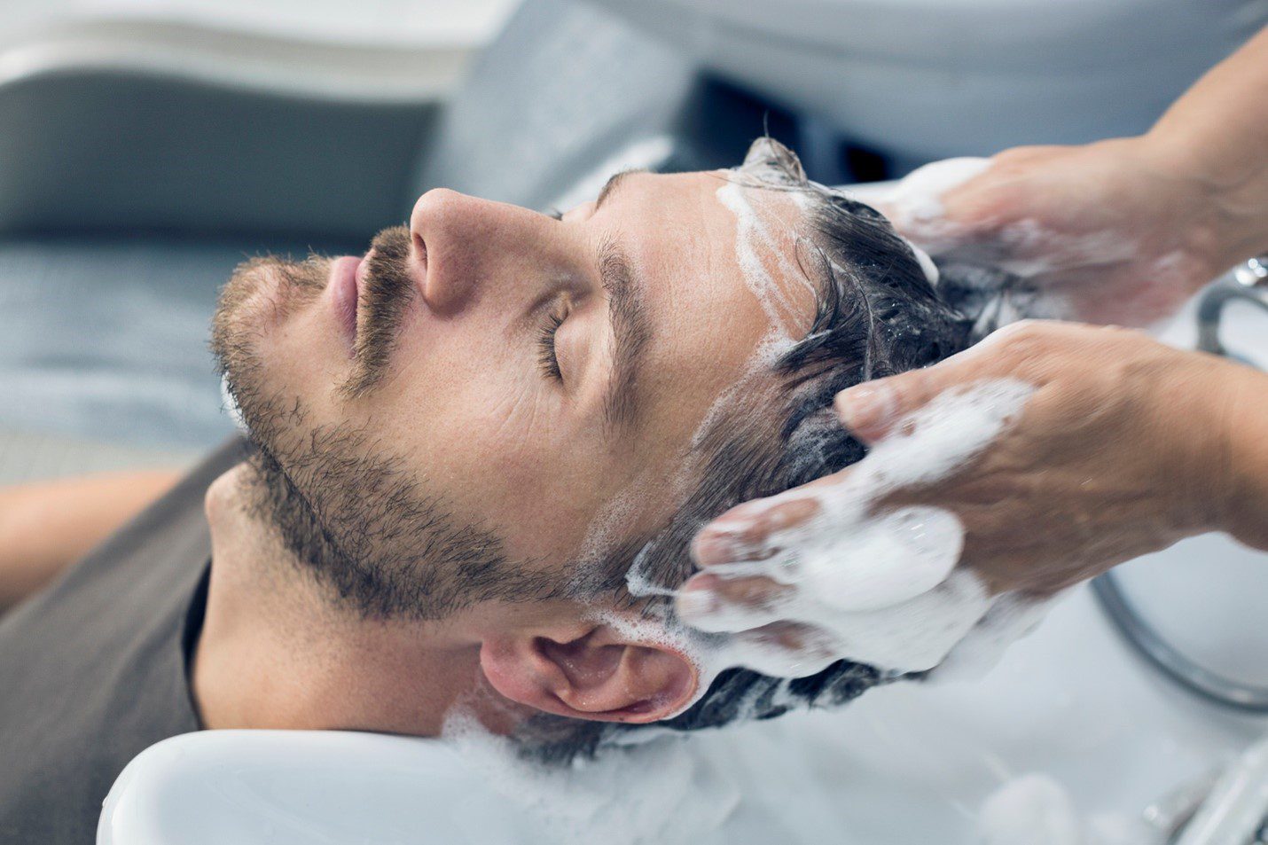 scalp massage hair treatment for men orlando
